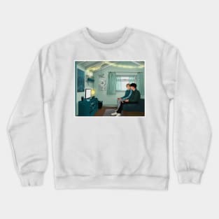 Nick and Charlie - heartstopper nick’s bedroom drawing Crewneck Sweatshirt